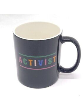 ACTIVIST Room Essentials Stoneware Coffee Tea Soup Mug Dishwasher Safe NWOT